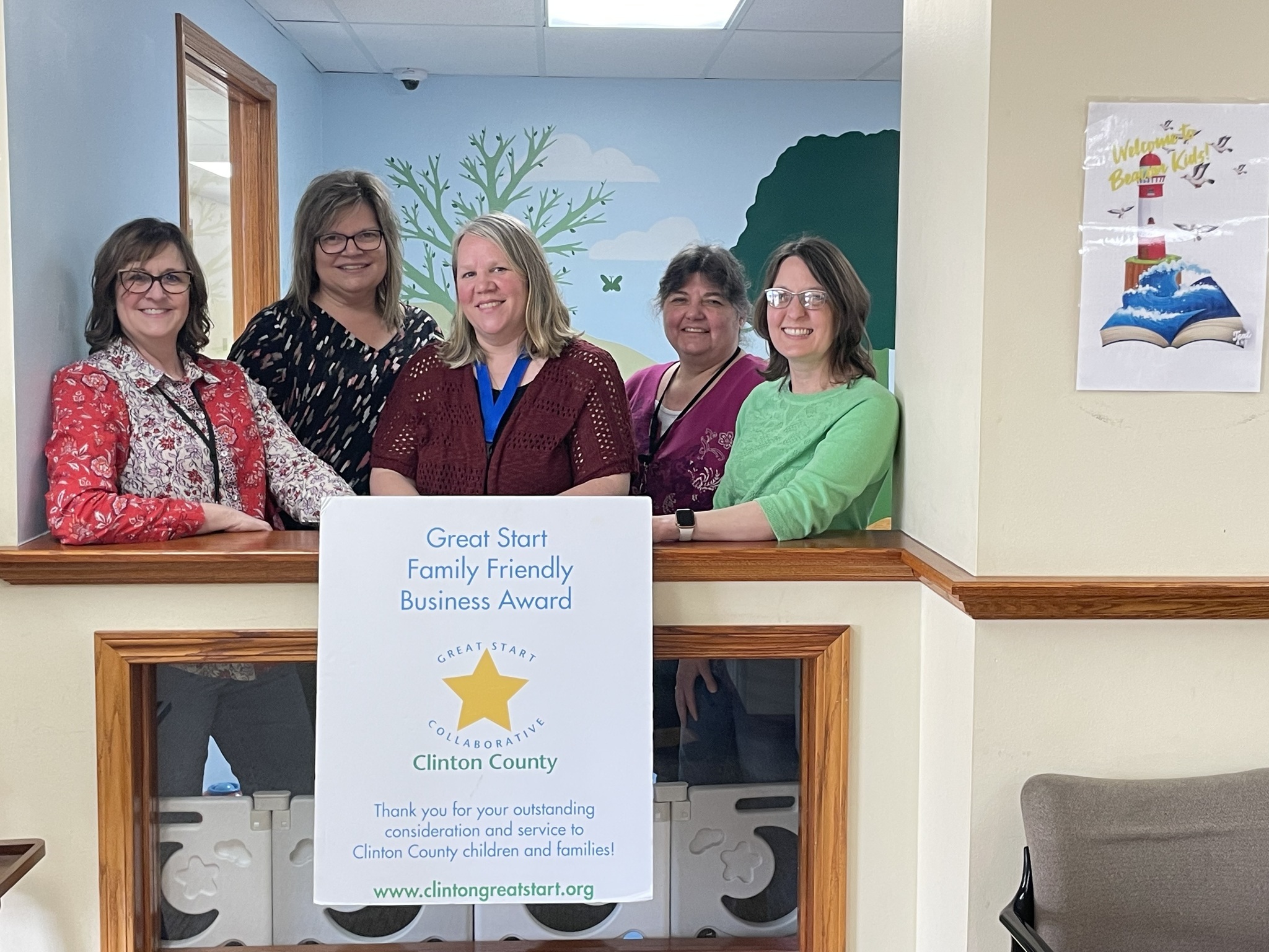 Beacon of Hope and Clinton Great Start representatives