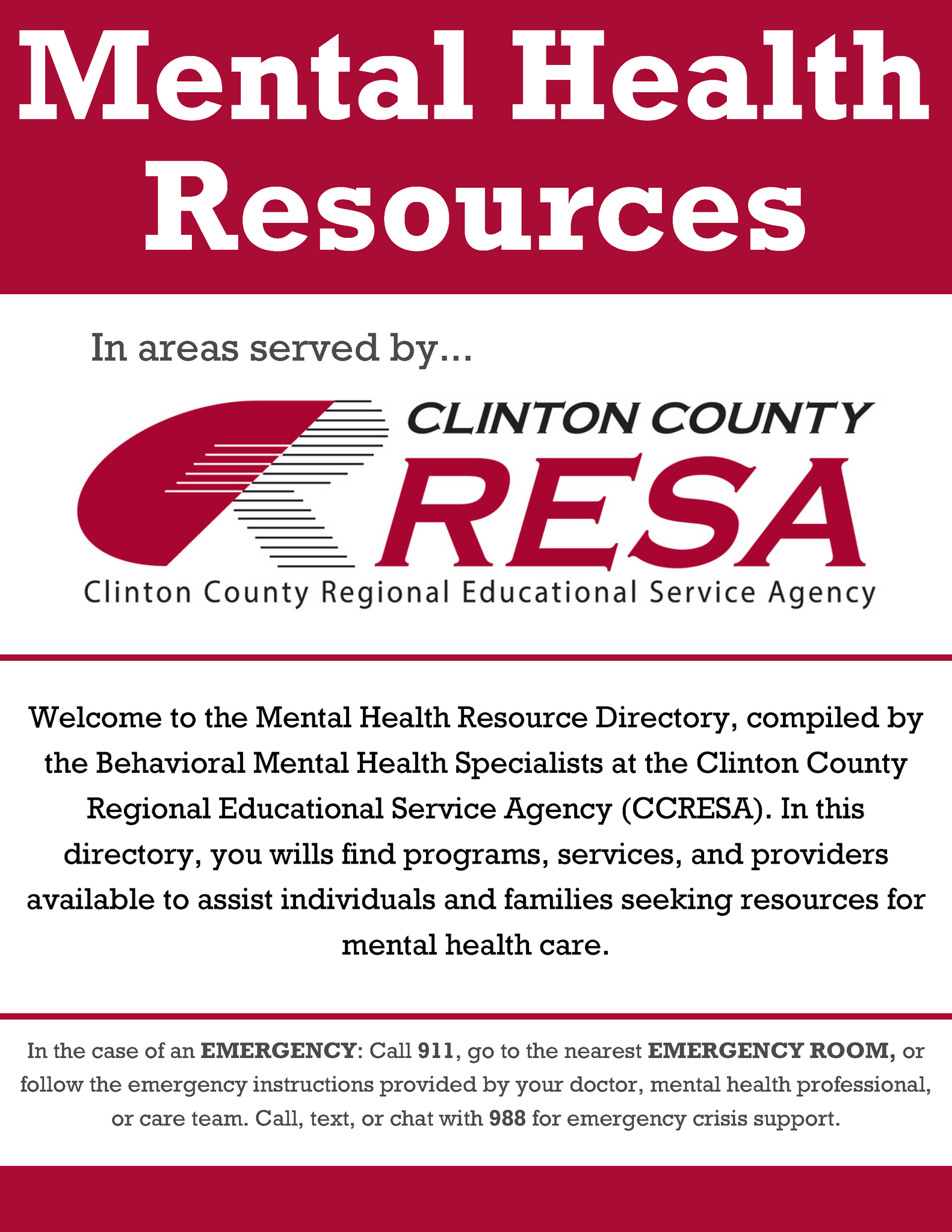 Mental Health Resources