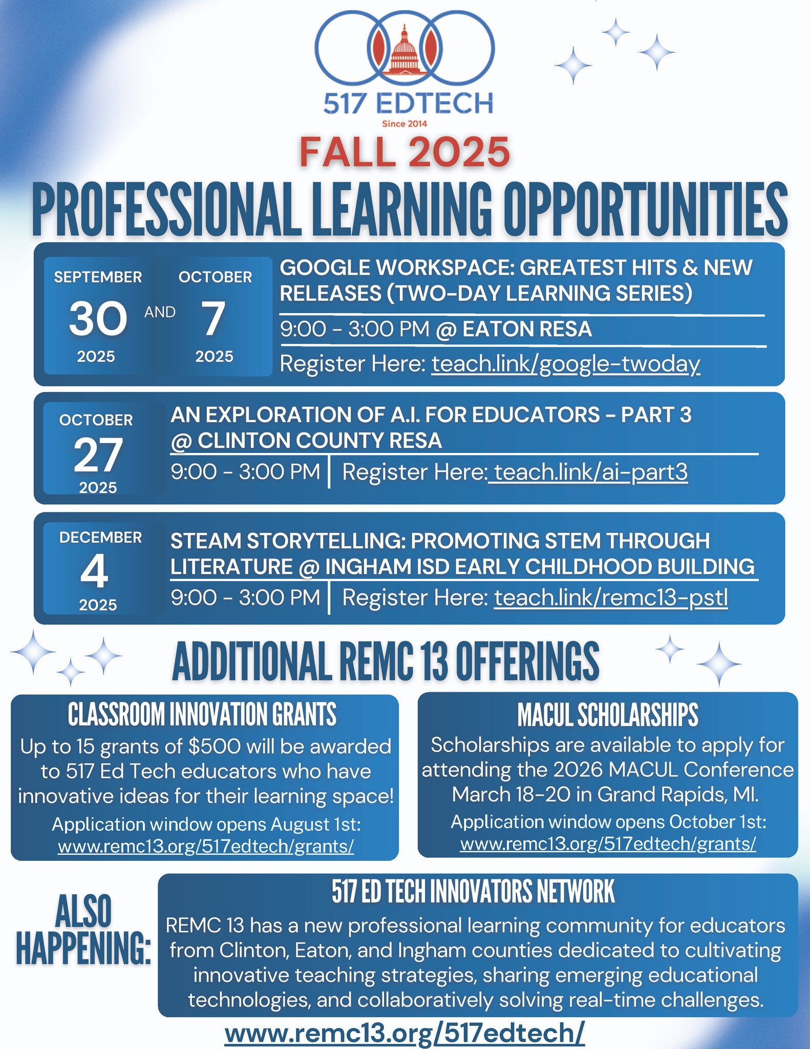 REMC13 Fall 25 Lineup